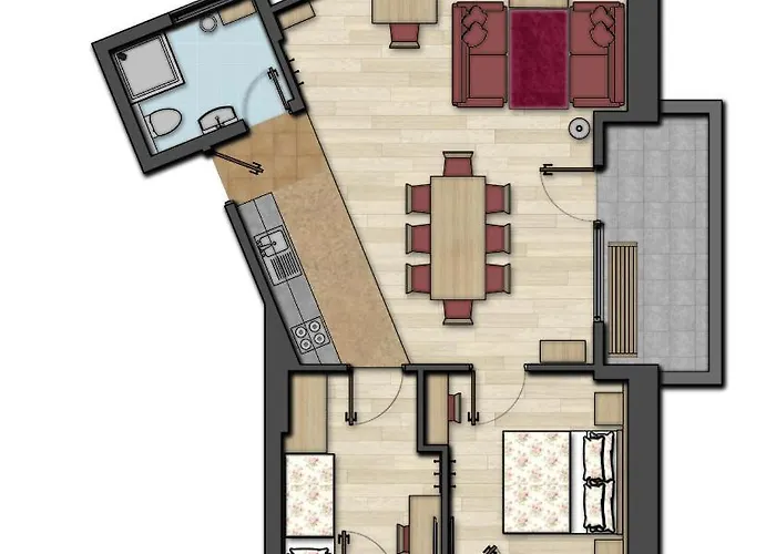 Adamsberg 公寓 加尔蒂